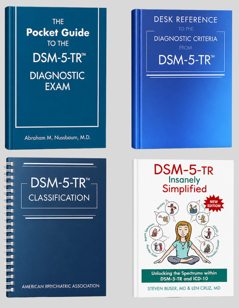 DSM-5-TR 4-Book Clinical Reference Combo
