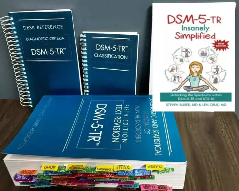 DSM-5-TR Tabbed & Spiral Reference Combo