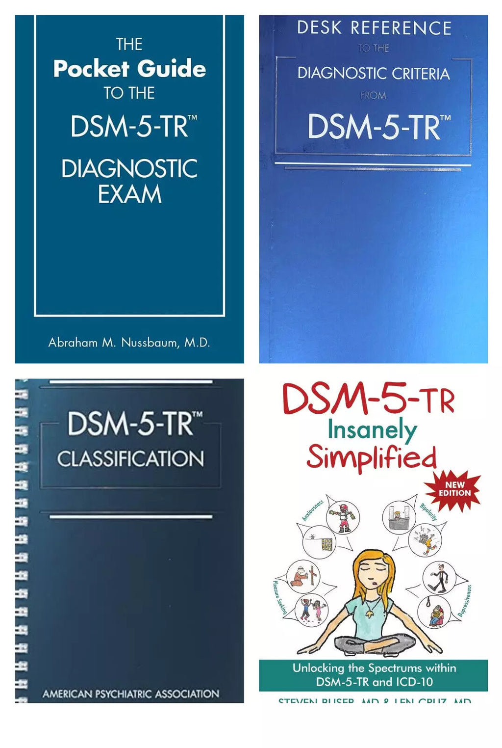DSM-5-TR 4-Book Clinical Reference Combo