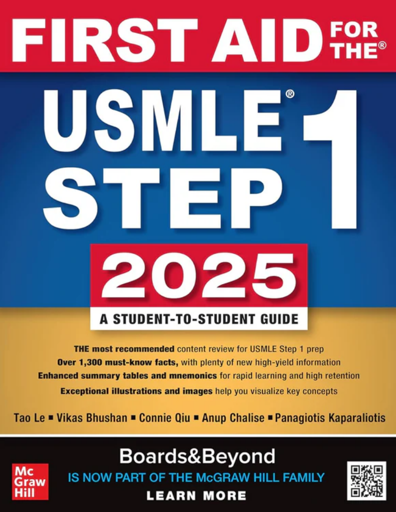First Aid USMLE Step 1 2025 35th Edition Review Guide