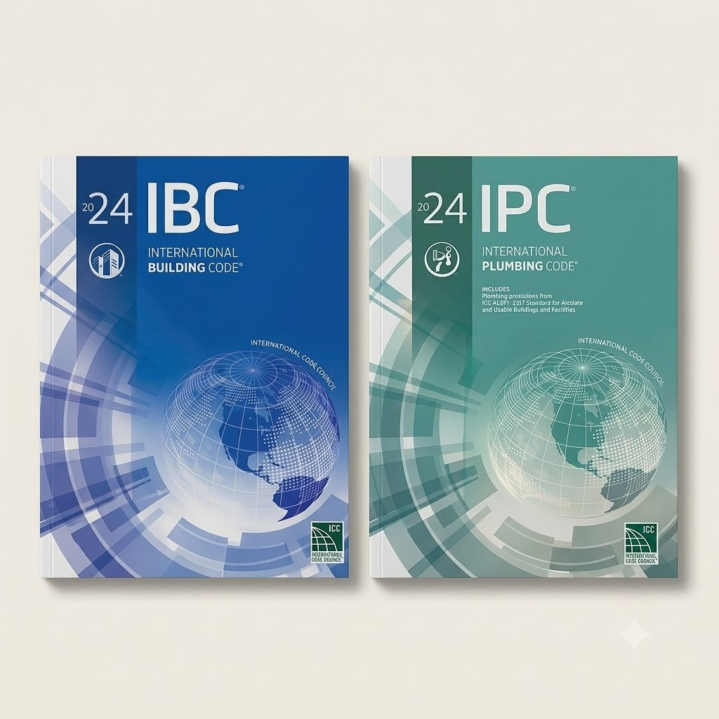 IBC & IPC 2024 Building & Plumbing Code Bundle