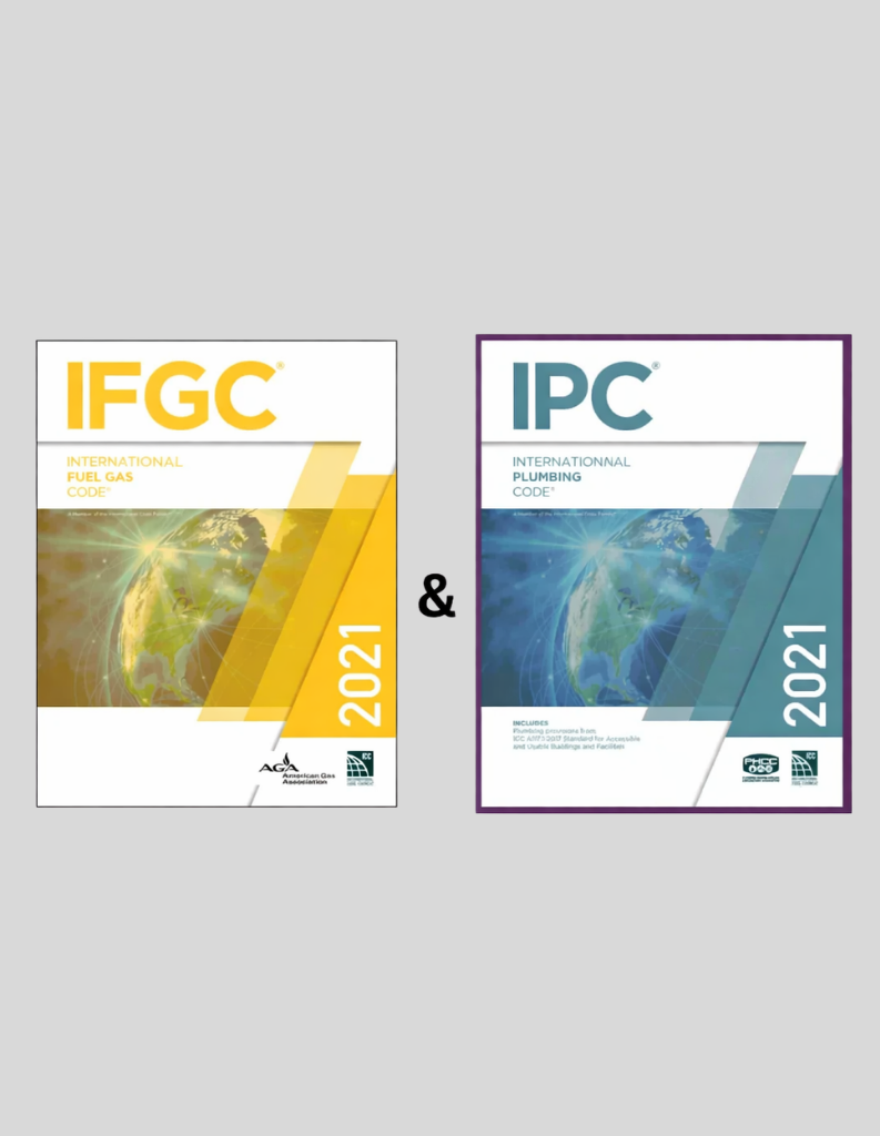 IFGC IPC 2021 Fuel Gas Plumbing Code Bundle