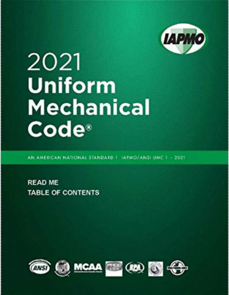 2021 Uniform Mechanical Code (UMC)