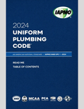 2024 Uniform Plumbing Code UPC | With Tabs
