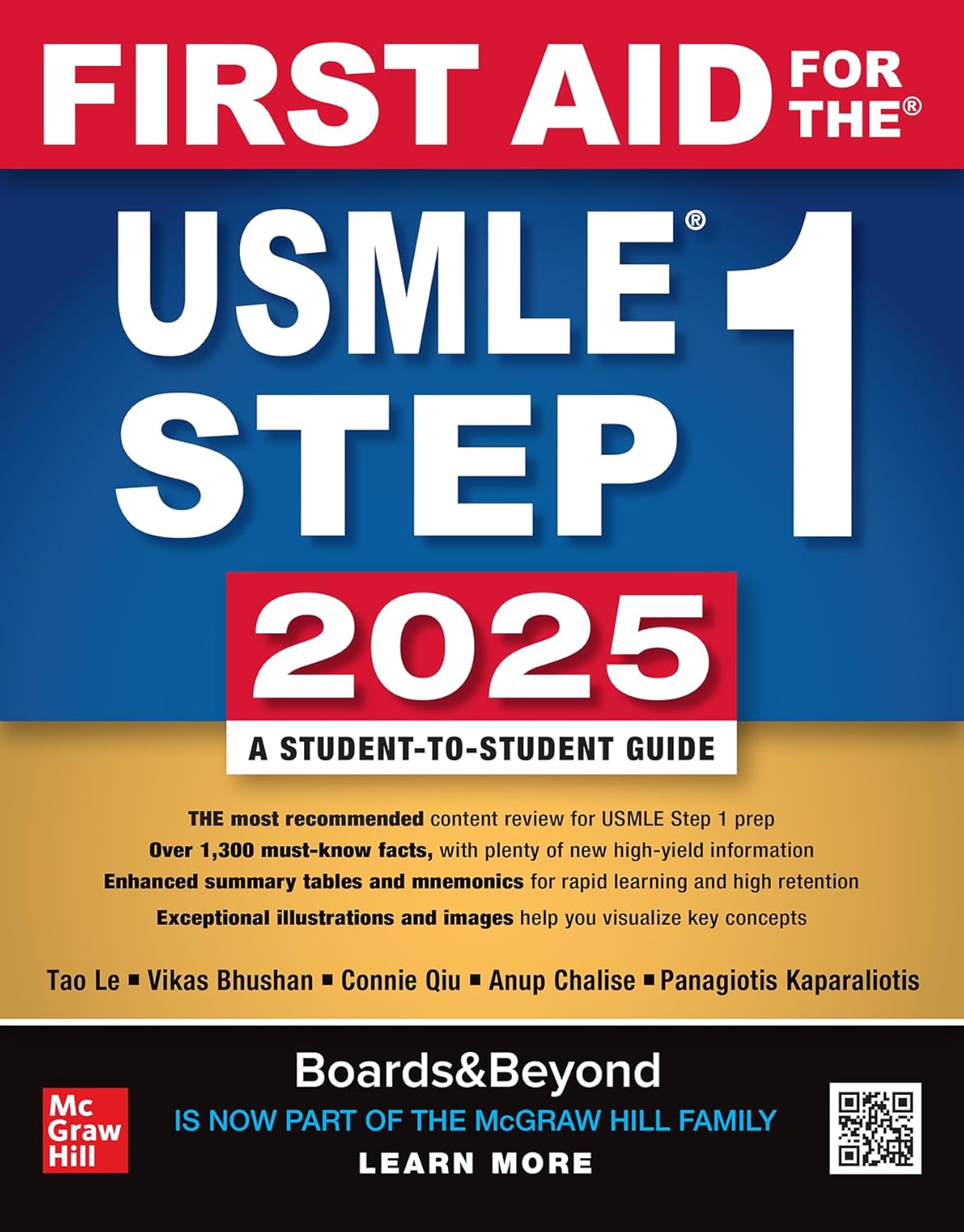 First Aid USMLE Step 1 2025 35th Edition Review Guide