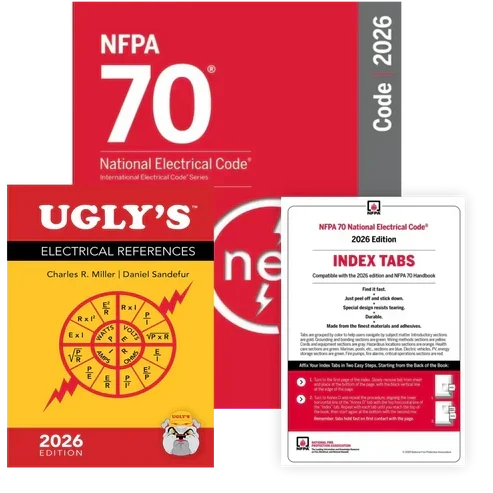 NEC 2026 Code + Ugly's References + Index Tabs